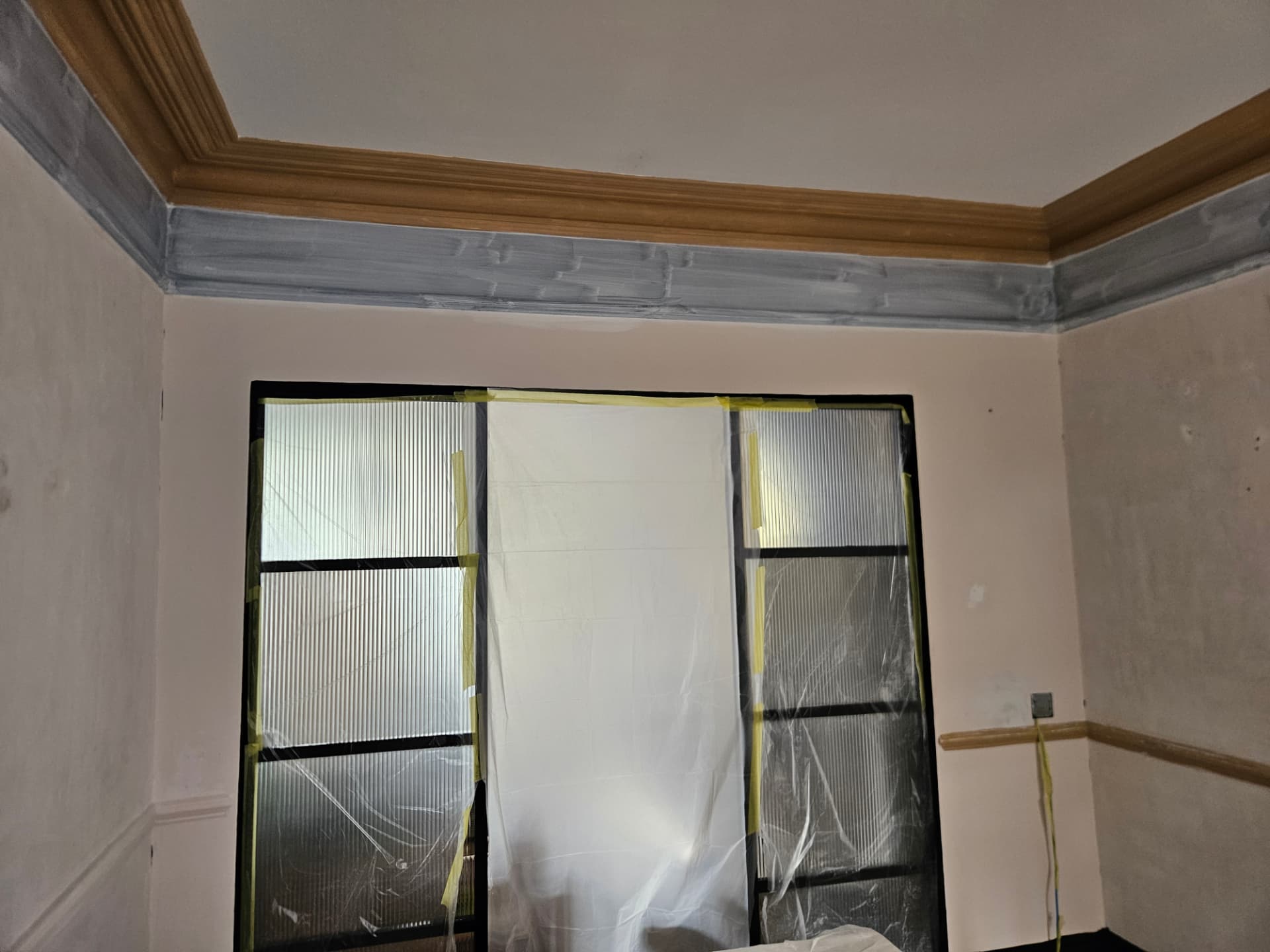 Before — Hackney five-colour room — designed with anna, lifedesign london, original condition before painting.