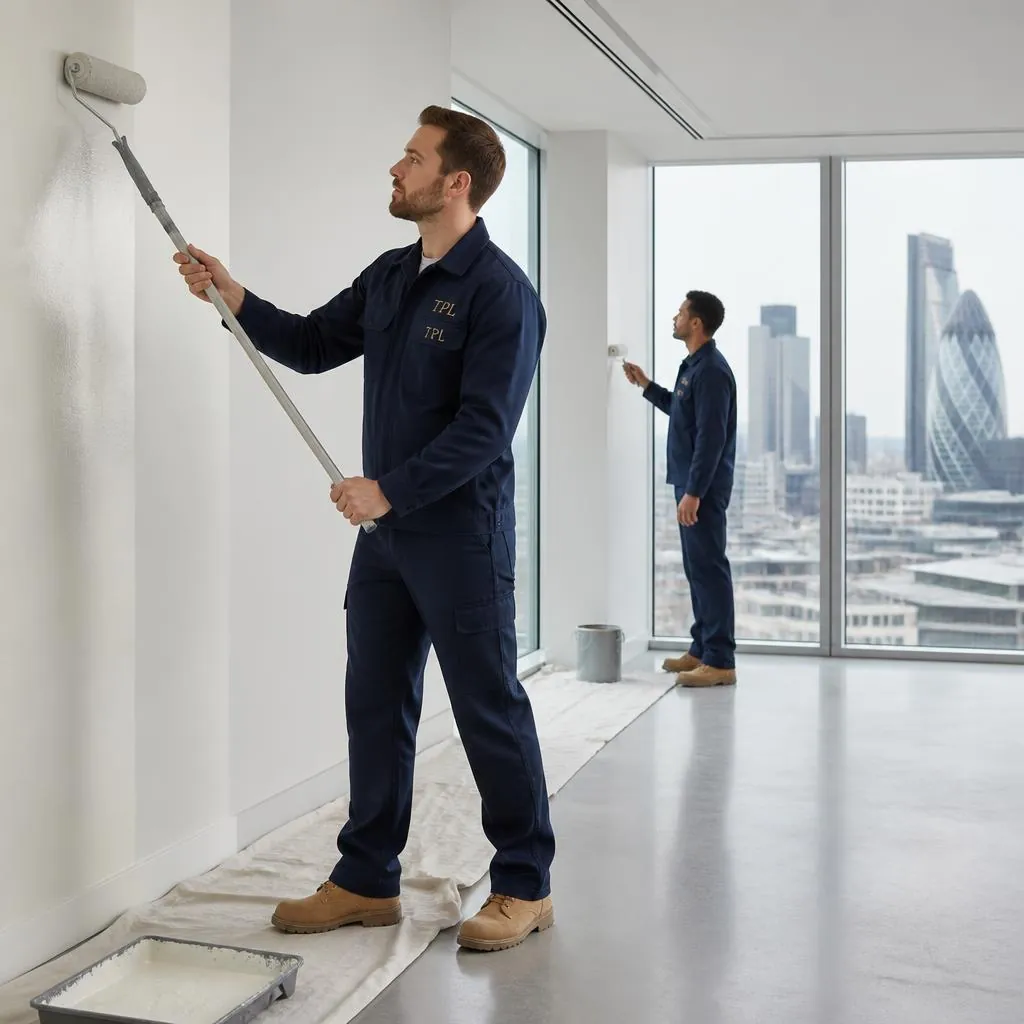 Commercial Painting in a London home — Offices, restaurants, and retail spaces delivered on schedule.