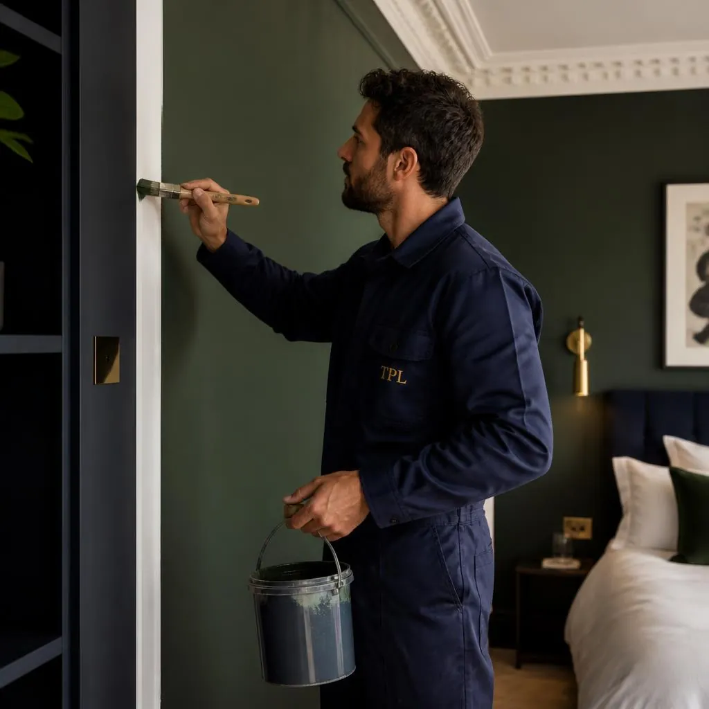 Feature Walls in a London home — A single wall, thoughtfully finished, can define an entire room.