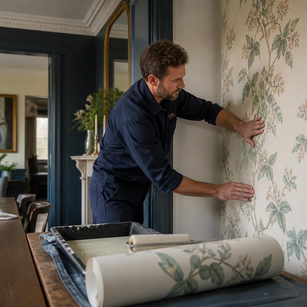 Wallpapering in a London home — From heritage prints to contemporary patterns.